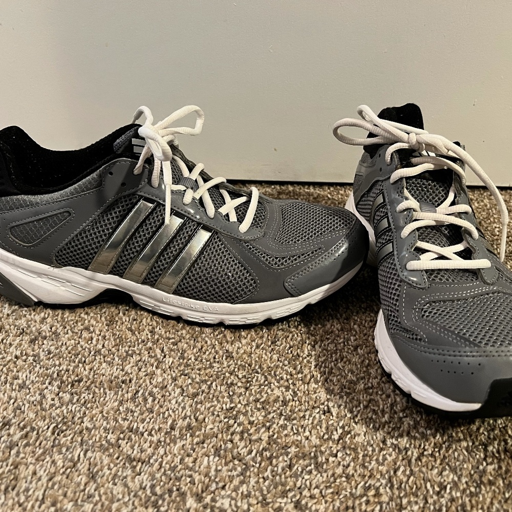 Women's Adidas Running Shoes Size 10 Gray
